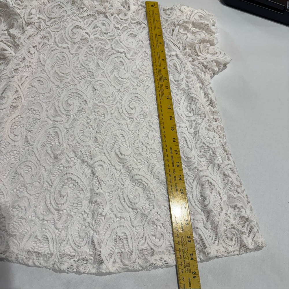 PerSeption Concept White Lace Blouse - Picture 8 of 8